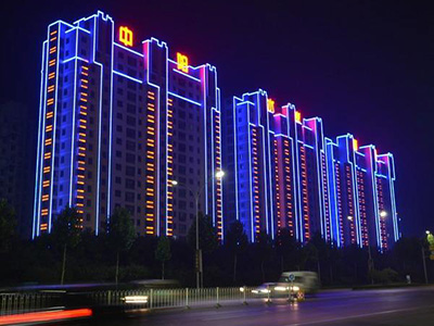 鶴崗樓體亮化